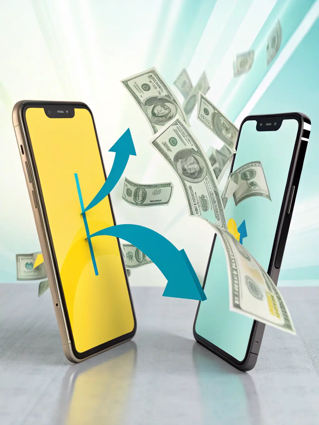 An illustration of the SpeakSwap credit system, showing credits being earned and used to access language lessons.